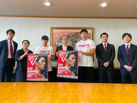 【レポート】富樫選手・原選手 船橋市役所表敬訪問のご報告
