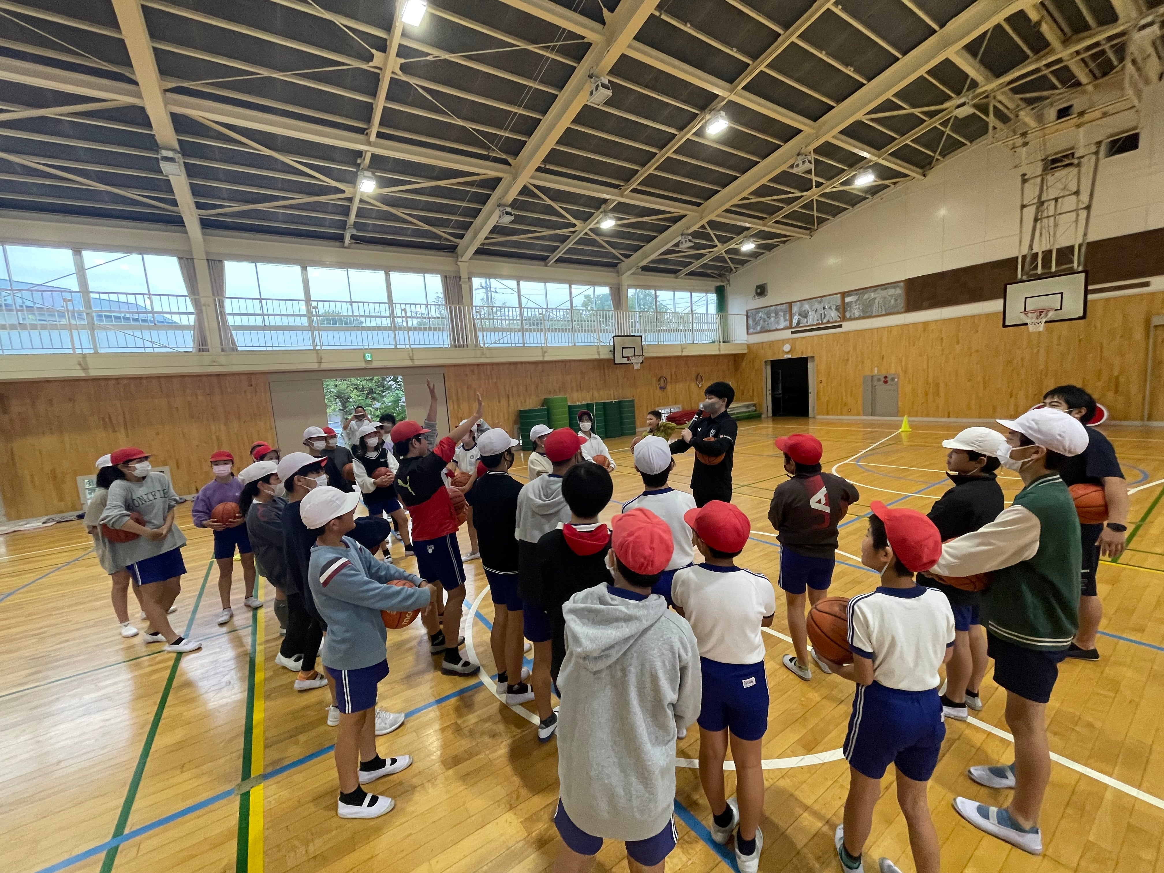 【レポート】流山市立流山北小学校にてバスケットボール教室を開催いたしました。