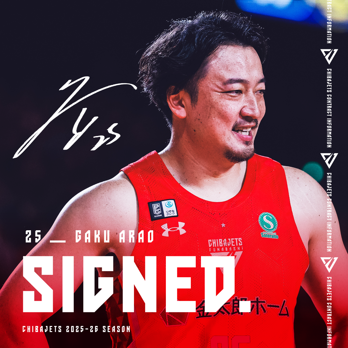 B.LEAGUE 2025-26シーズン ロスター決定のお知らせ | 千葉ジェッツ